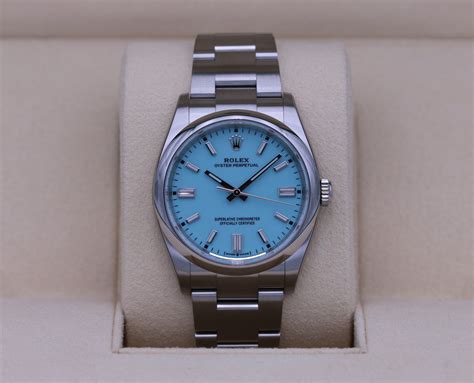 montre rolex tiffany|Rolex tiffany blue 36mm price.